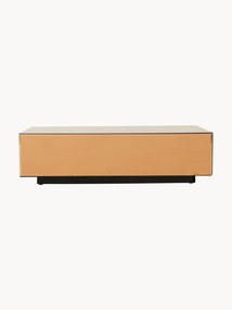 Mesa de centro artesanal de vidro espelhado Mirror, L 90 cm