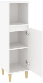 Armário casa de banho 30x30x100 cm derivados de madeira branco