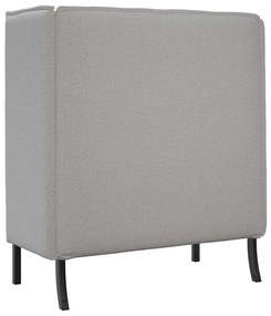 Sofá Alto Cinza Claro 109x56x121 cm Fabrics