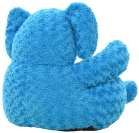 Elefante de peluche azul