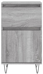 Aparador 40x35x70 cm derivados de madeira cinzento sonoma