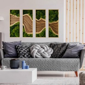 Autocolante de parede em quatro partes - Lã