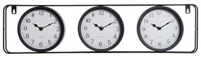 Relógio de Parede DKD Home Decor Vintage Preto Metal (62 x 4 x 16 cm)