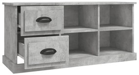 Móvel de TV 102x35,5x47,5 cm derivados de madeira cinza cimento