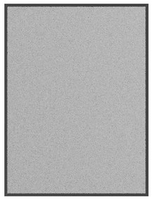 Tapete de porta 80x120 cm cinzento