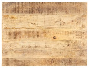 286018 vidaXL Tampo de mesa madeira de mangueira maciça 15-16 mm 90x70 cm
