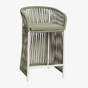 Banco Alto De Jardim Sophie Verde Exército Claro & ↑65 Cm - Sklum