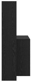 Mesa Carvalho preto 138.5 x 55 x 143 cm Madeira processada