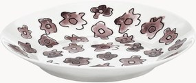 Pratos fundos em porcelana Fine Bone China Midnight Flowers, conjunto de 2