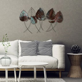 Acessório Decorativo de Parede Casting Leaf – Multicolor – 67 x 112 cm