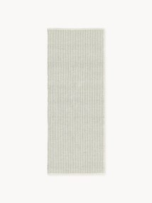 Passadeira para interior e exterior artesanal às riscas Turner