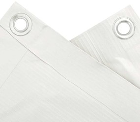 Tela de privacidade para varanda 500x90 cm PVC branco