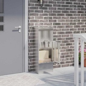 vidaXL Caixa para entrega de pacotes Preto 44,5 x 29 x 110,5 cm
