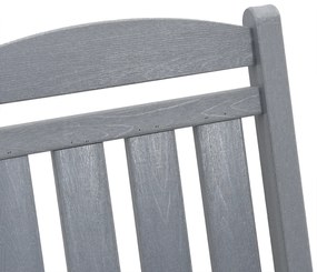 Conjunto de 3 Peças de Lounges de Jardim vidaXL Cinza Claro HDPE
