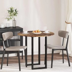 vidaXL Tampo de Mesa Madeira antiga 80 x 80 x 1,5 cm