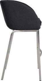 Banco de bar Rockhill E Feltro antracite