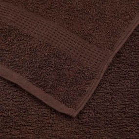 Toalhas de banho 2 pcs 100x150 cm 360 gsm 100% algodão castanho