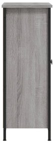 Aparador 70x30x80 cm derivados de madeira cinzento sonoma
