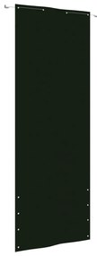 vidaXL Tela de varanda 80x240 cm tecido oxford verde-escuro