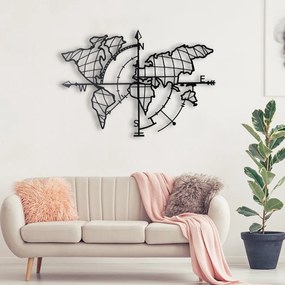 Acessório Decorativo de Parede Mt-04 – Preto – 65 x 95 cm