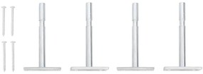 Prateleiras de parede com gavetas 2pcs MDF 40x23,5x10 cm branco