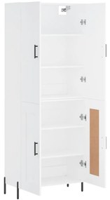 Armário alto 69,5x34x180 cm derivados de madeira branco