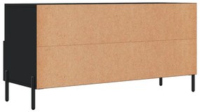 Móvel de TV 102x36x50 cm derivados de madeira preto