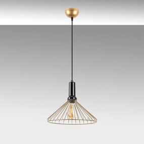 Candeeiro de Teto Dear – Dourado Brilhante – 34 x 34 x 130 cm