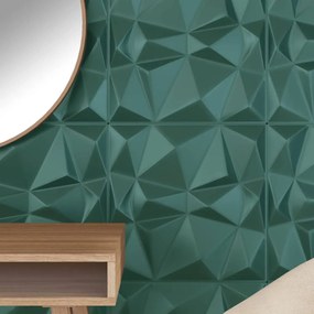 Painéis de parede 12 pcs 50x50 cm 3 m² XPS diamante verde