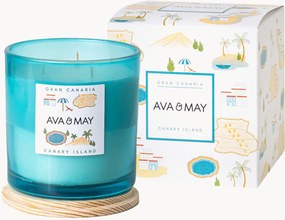 Vela perfumada Gran Canaria (almíscar, sândalo, tubarosa)