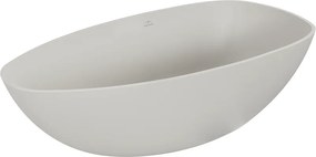 Mexen Imola banheira independente de conglomerado 150 x 77 cm, betão mate - 57281507661