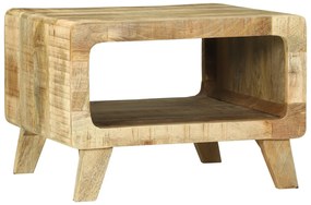 Mesa de Café 50x50x35 cm Madeira de Mangueira Maciça