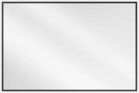 Mexen Loft espelho de casa de banho retangular 90 x 60 cm, moldura preta - 9852-090-060-000-70