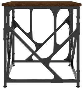 Mesa de centro 45x45x47,5cm derivados madeira carvalho castanho