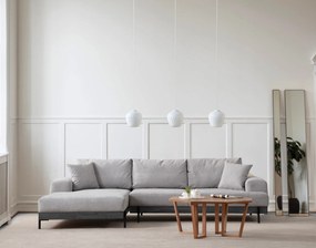 Sofá de Canto Eti – Cinzento – 170 x 280 cm