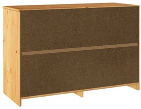 Cômoda vidaXL "DRAMMEN" 111x43x73,5 cm Madeira Sólida Pinheiro