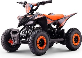 MINI MOTO 4 PARA CRIANÇAS 800W Ratte COM LIMITADOR 3 Posições Laranja