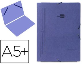 Pasta de Elásticos Quarto, Simples Azul