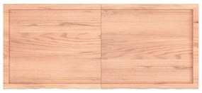 Prateleira de parede 140x60x(2-6) cm carvalho tratado castanho
