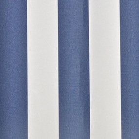 Lona para toldo azul/branco 3 x 2,5 m (sem estrutura/caixa)