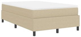 Cama Box Spring com Colchão Verde Claro, 120 x 200 cm, Tecido Corduroy