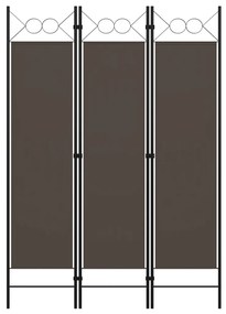 vidaXL Divisória de quarto com 3 painéis 120x180 cm antracite
