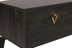 Móvel TV Posh – Castanho Escuro – 143x47x40 cm