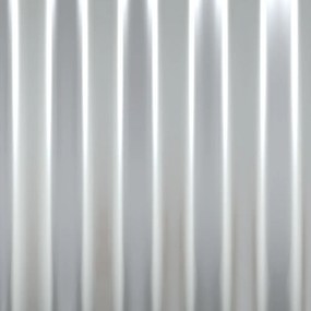 Painéis de telhado 12 pcs 80x36 cm aço revestido a pó prateado