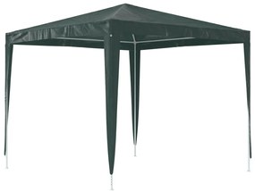 Tenda para festas 2,5x2,5 m 90 g/m² verde