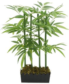 Árvore de bambu artificial 240 folhas 80 cm verde