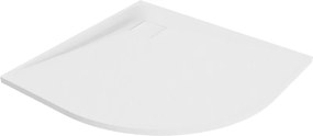 Mexen Bert base de duche semicircular SMC 80 x 80 cm, branco - 4KR108080