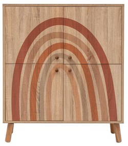 Armário Multiusos Multilux – Multicolor – 95x111x36 cm