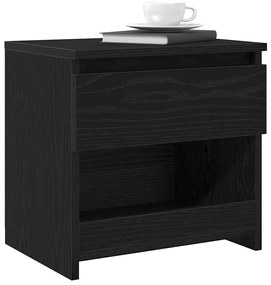 Conjunto de camas de cabeceira vidaXL 2 pcs Carvalho Preto 40x30x39 cm