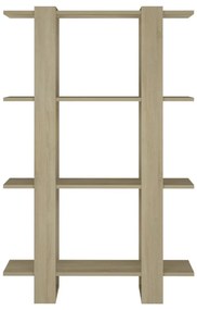Estante/divisória 80x30x123,5 cm cor carvalho sonoma